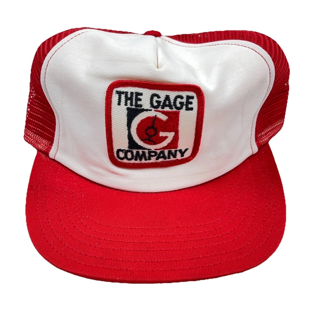 Vintage Coal Mining Trucker Hat Cap Snap Back 80s 90‎ USA Patch The Gage Company